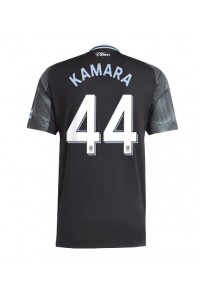 Aston Villa Boubacar Kamara #44 Jalkapallovaatteet Vieraspaita 2025-26 Lyhythihainen